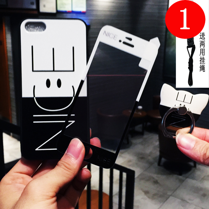 Æ»¹û5s¸Ö»¯Ä¤¿É°®¿¨Í¨È«ÆÁ¸²¸ÇÈ«°ü±ßse²ÊĤËÍÊÖ»ú¿Çǰºóiphone5s