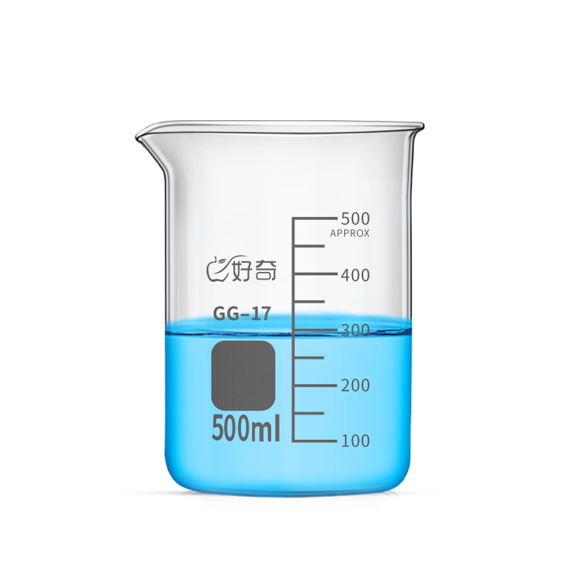 玻璃烧杯50ml100ml250ml500ml1000ml2000ml5000ml透明带刻度加厚高硼硅耐高温化学实验室器