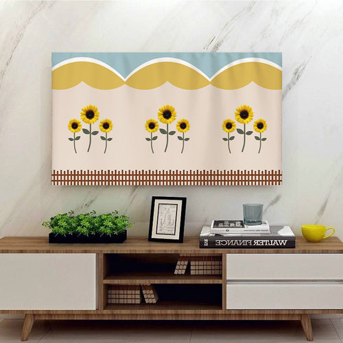 防尘防晒不起球遮挡隔断电视罩