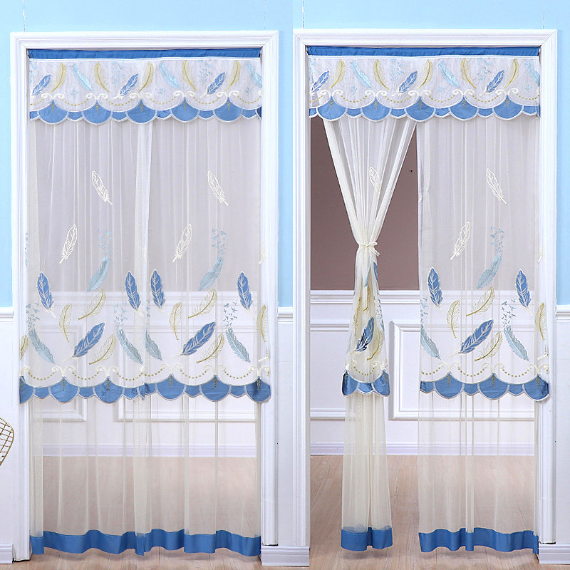 Rèm cửa tặng cán rèm vải lưới chống muỗi vải nghệ thuật rèm cửa ren phòng ngủ rèm ngăn cách rèm cửa sổ rèm phong thủy rèm cửa mùa hè phòng tắm