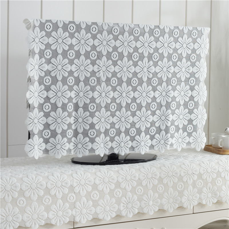 蕾丝洗衣机电视机冰箱方巾床头柜
