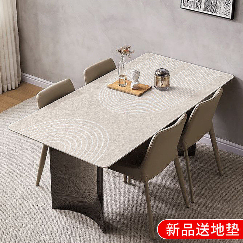 侘寂风ins桌垫防水防油免洗防烫pvc皮革桌布餐桌垫茶几台布可裁剪,居家布艺,桌布,淘宝优惠券,粉丝福利购,淘宝优惠卷