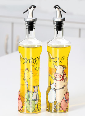 家用酱油瓶玻璃油壶玻璃油壶
