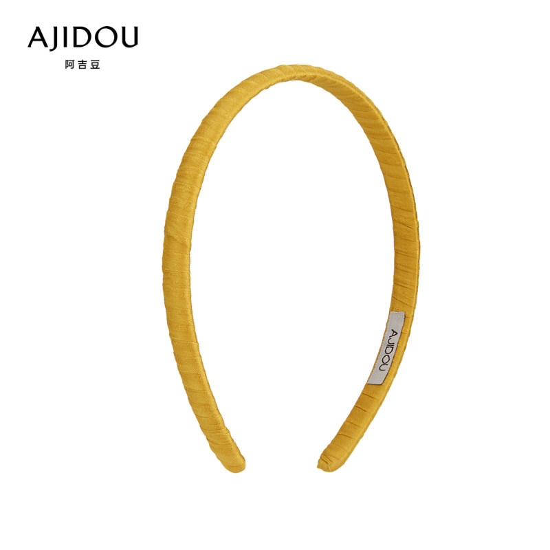 AJIDOU阿吉豆琥珀森林系列缠绕纤细简约发箍纯色戏发箍发饰