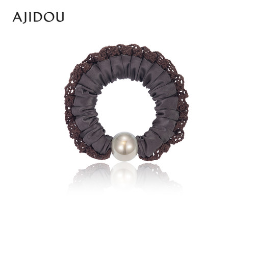 阿吉豆发圈珍珠水钻珍珠马尾肠圈