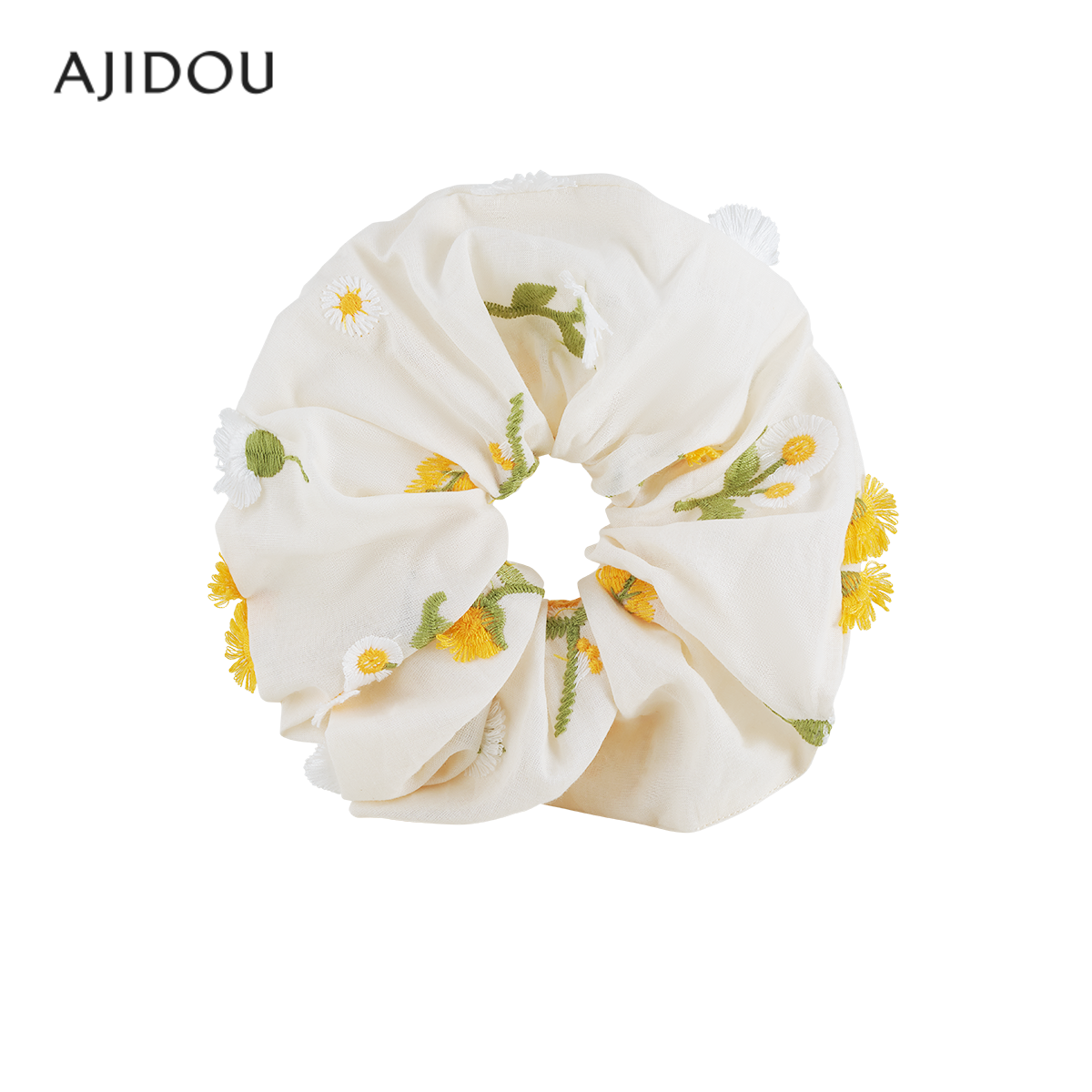 阿吉豆发圈女黄色蒲公英弹力发绳