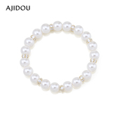 AJIDOU阿吉豆手串女款 珍珠手链节日礼物送女友手饰轻奢高级感饰品