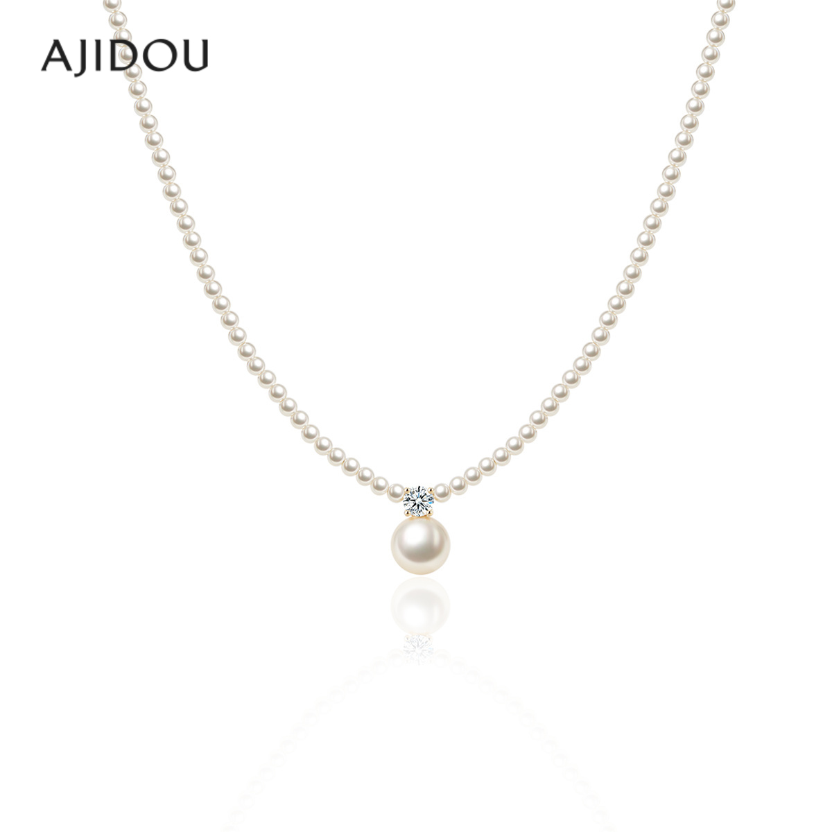 阿吉豆项链女款施家珍珠商场同款