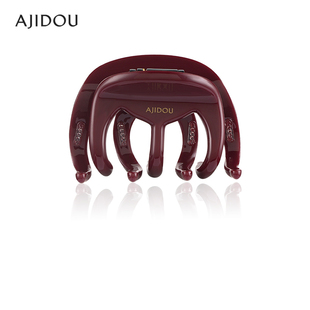 AJIDOU阿吉豆发饰加厚醋酸抓夹女大号老钱风鲨鱼夹玳瑁南瓜发抓夹