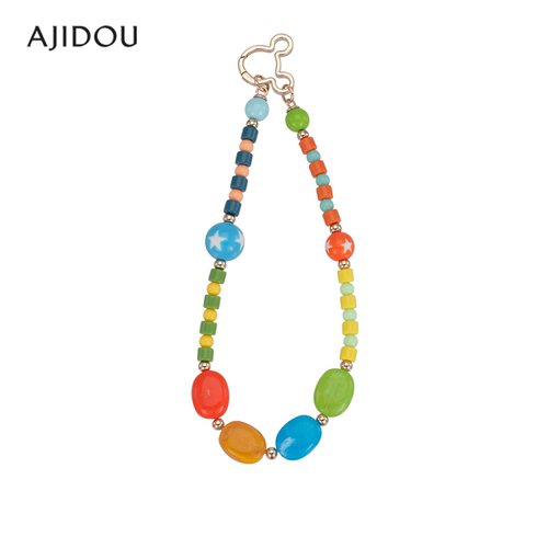 阿吉豆挂链可爱挂件彩色手机链