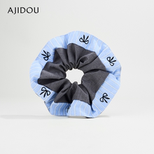 AJIDOU阿吉豆优雅温婉蝴蝶结造型发圈休闲弹性发饰弹力扎头发发绳