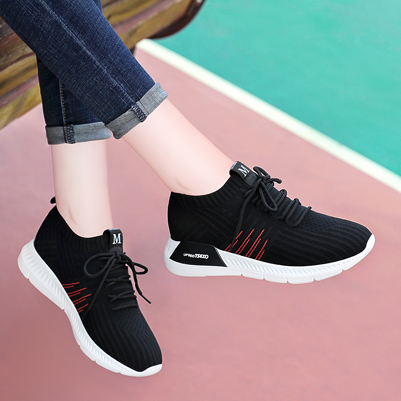 黑色运动鞋女2019年新款冬季百搭休闲鞋加绒旅游鞋秋季跑步鞋女鞋|ruв категории Женская обувь, низкий чистка - от Buy2taobao.com для оказания профессиональной услуги покупки агента Taobao