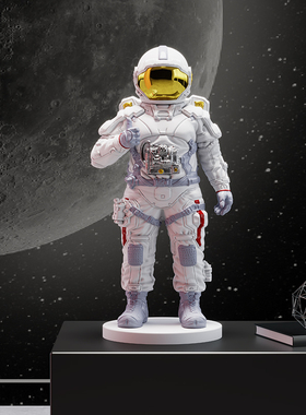 科技感宇航员创意玩偶客厅桌面