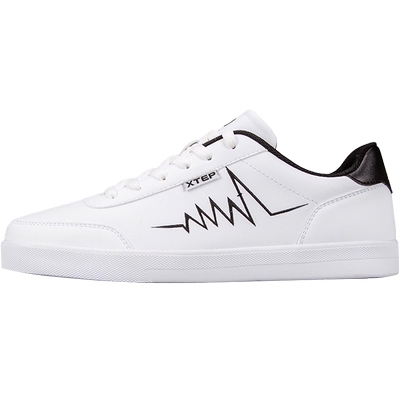 特步男鞋男款防滑板鞋