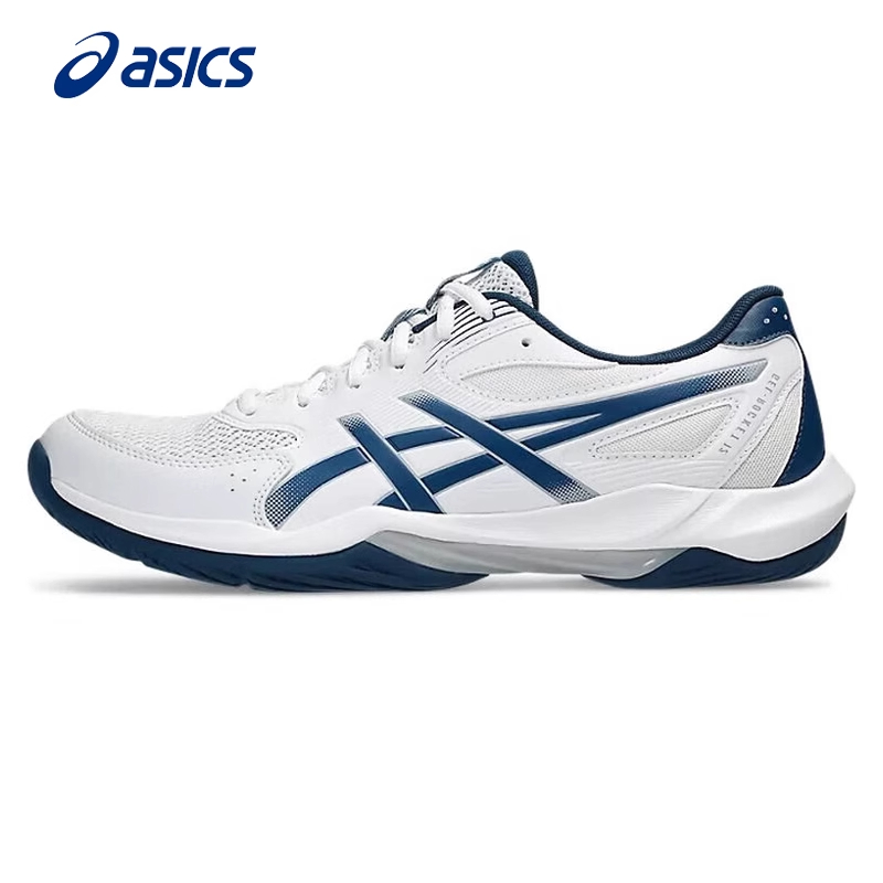 ASICS亚瑟士羽毛球鞋男鞋GEL-ROCKET 12夏季轻便透气实战训练鞋男