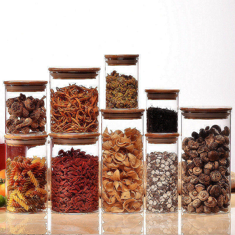 [Three]Pyrex Glass Canister food Tea Wolfberry Storage tanks Refrigerator Moisture-proof Fresh keepingin the Tableware , Tea set , Tea caddy  category - from Buy2taobao.com to provide professional Taobao agent buy service