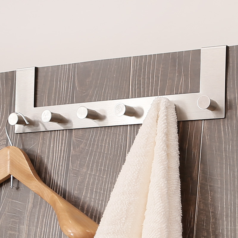 不锈钢上衣挂钩免钉免打孔卡夹