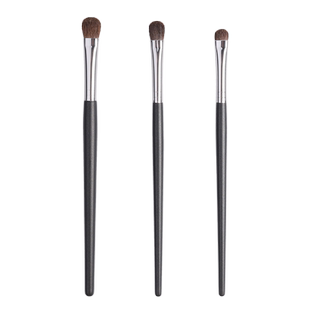 眼影刷化妆眼部刷子三支装套装眼妆铺色动物毛中号小号晕染三件套