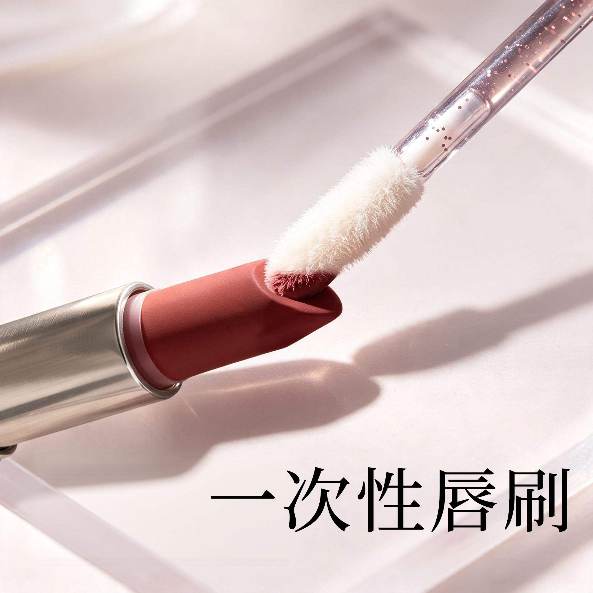 一次性唇刷口红刷唇笔刷化妆师专用唇膏专业晕染棒唇釉笔涂抹唇部