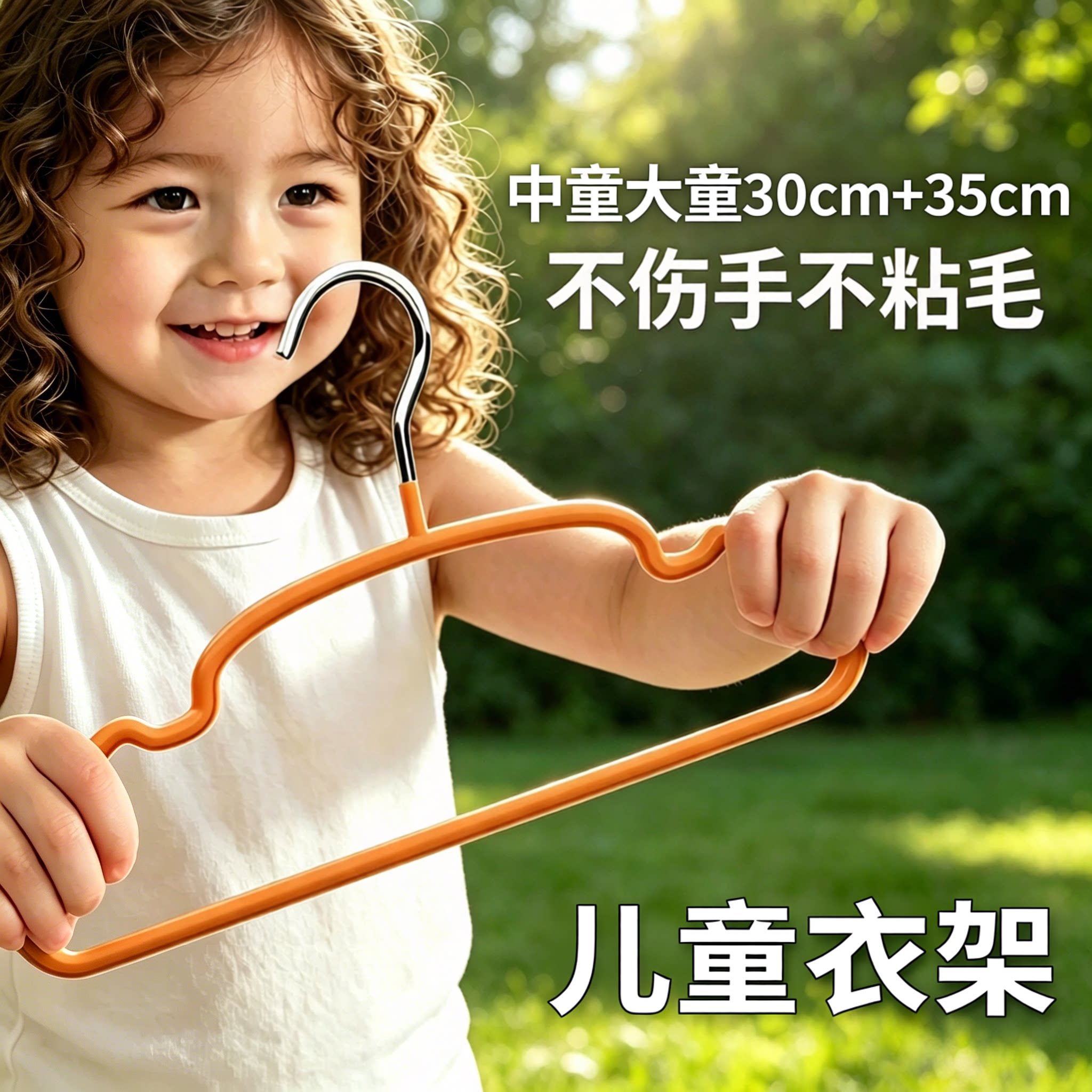 儿童树脂衣架家用挂衣架防滑无痕图片