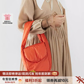 4折福利 casselini小众设计通勤百搭单肩手提秋冬日常云朵包