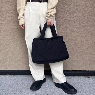 casselini尼龙通勤小众菱格单肩斜挎包小众通勤包 4折福利