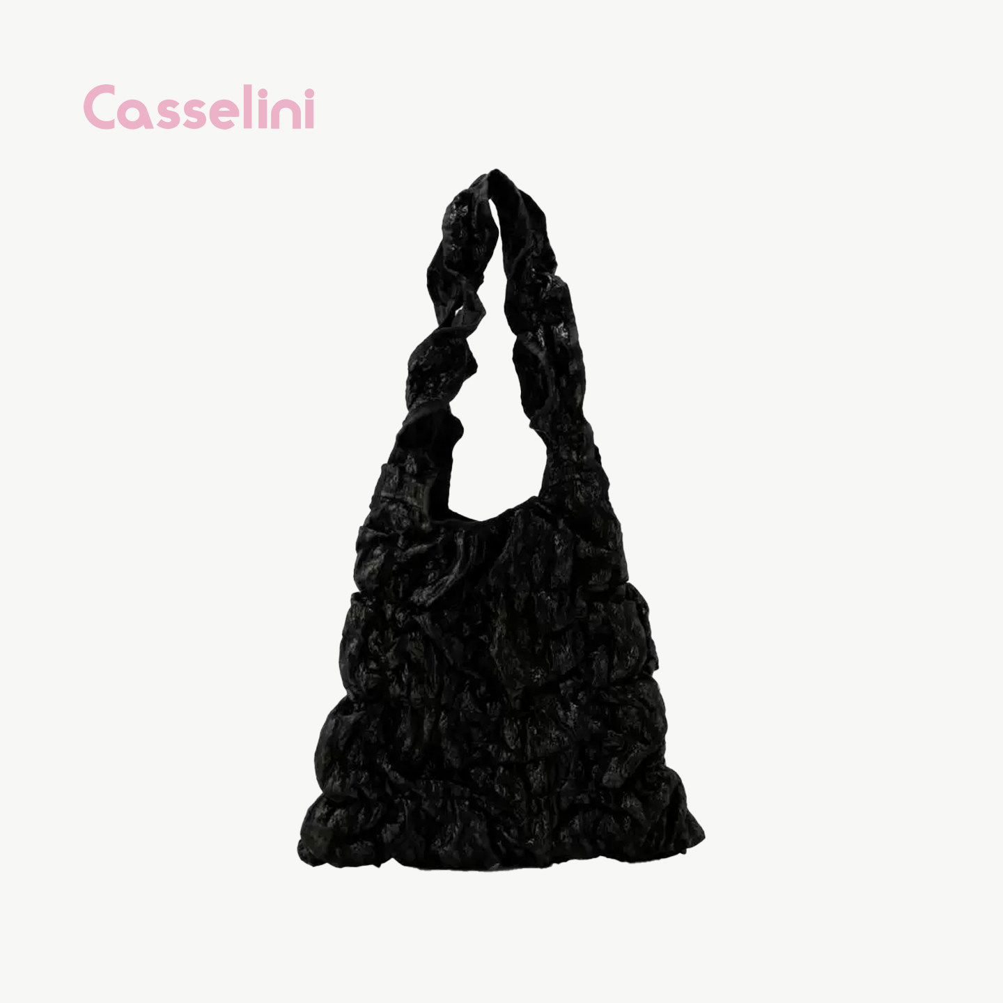 casselini小众繁花刺绣购物袋