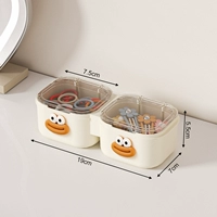 Сливочная коробка для хранения, милая наклейка