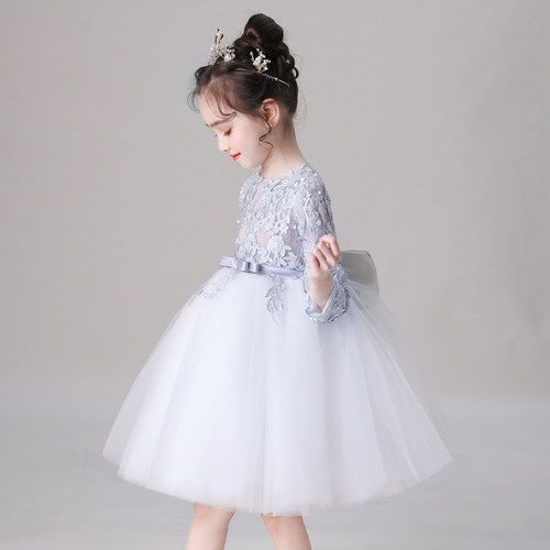蓬蓬纱钢琴演出服可可泡高端