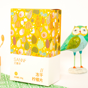 24.9元包邮 圣娜菲  蜂蜜冻干柠檬片 100g*2