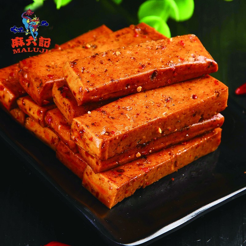 手磨豆干开袋即食零食图片