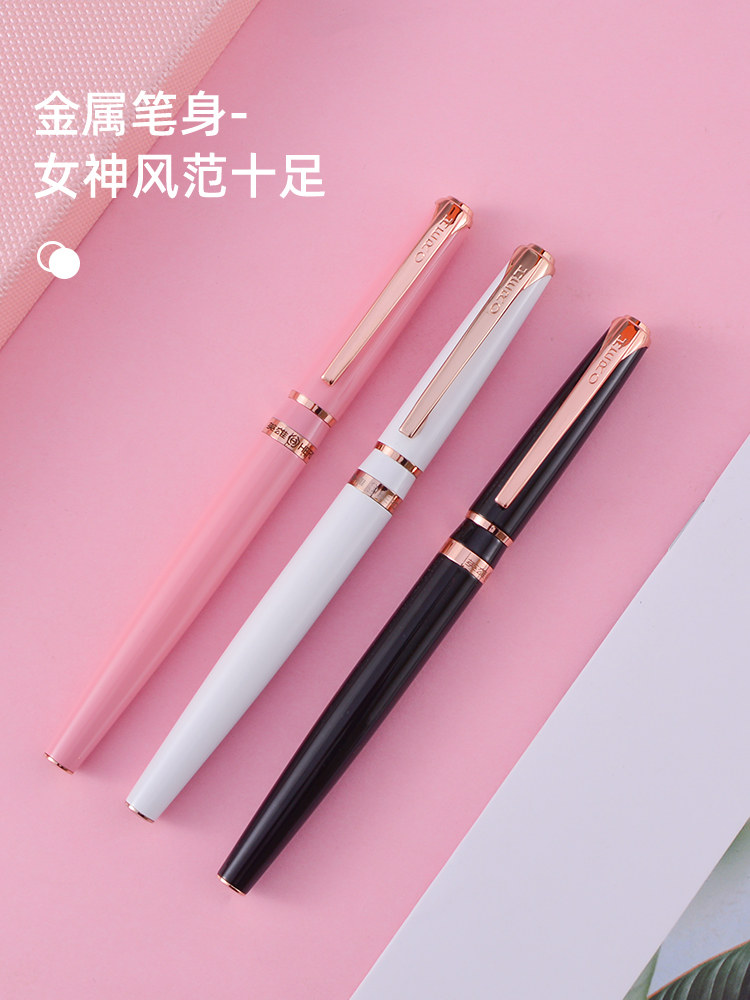 영웅 H701 시그니처 펜 여신 금속 하이 엔드 절묘한 여성용 워터펜 볼펜 생일 선물 맞춤 조각