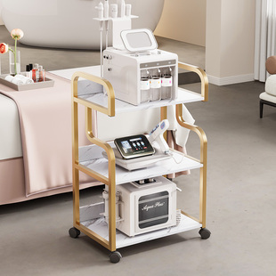 小气泡美容仪器推车美容院专用小手推车医疗美容轻奢高级工具车
