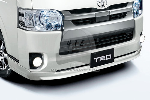 适用于 hiace200系 丰田海狮2014-2018 TRD同款前保险杠下包围