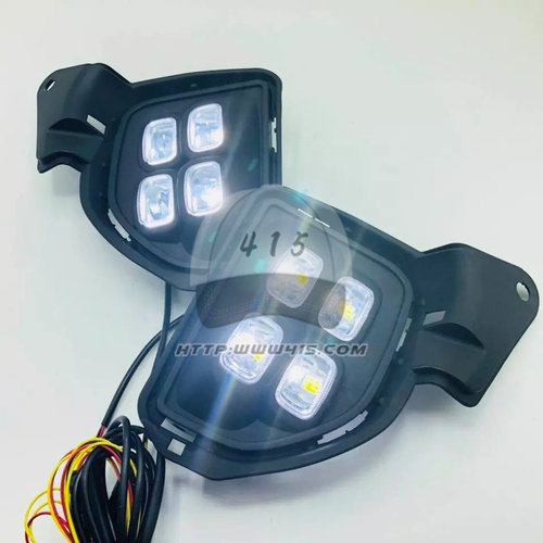 适用于 hiace200系 丰田海狮2014-2018 改装LED四眼雾灯