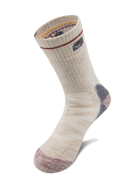 TFO 美利奴羊毛袜女款中筒运动袜冬季吸湿排汗保暖户外徒步登山袜