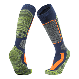 TFO 男款滑雪袜运动户外长筒袜舒适透气加厚保暖袜毛巾底袜登山袜