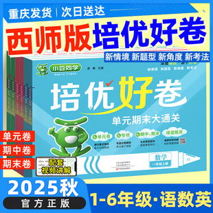 西师版数学培优好卷培优好卷单元期末大通关小学一二三四五六年级上册下册语文数学英语人教版教材同步专项培优训练期中期末试卷子