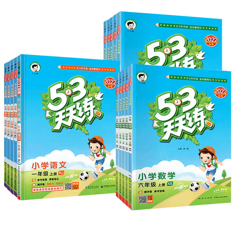 53天天练一二三四五六年级上册下册语文数学英语人教版上北师大西师苏教外研版五三天天练教材同步训练习题册小学5.3试卷一课一练