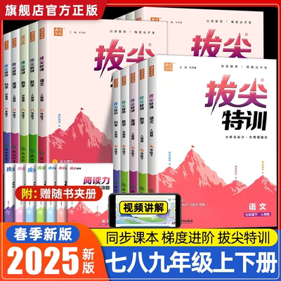 2025拔尖特训初中七八九年级上册
