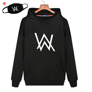 秋冬季艾伦沃克fade纯棉连帽衫套头卫衣长袖男女抖音Alan Walker