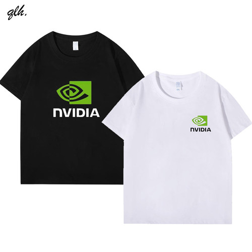 英伟达NVIDIA周边短袖 RTX显卡 GTX 英特尔 电竞游戏极客T恤男夏