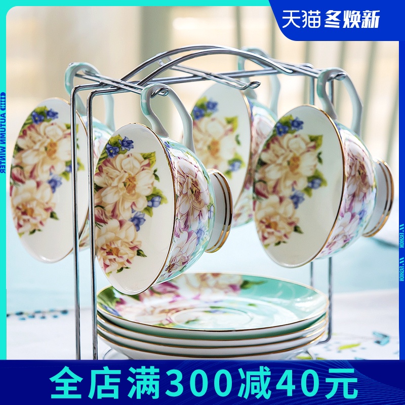 欧式骨瓷咖啡杯套装英式下午茶茶具整套家用创意简约花茶杯子陶瓷|ruв категории посуда, кофе, кофе - от Buy2taobao.com для оказания профессиональной услуги покупки агента Taobao