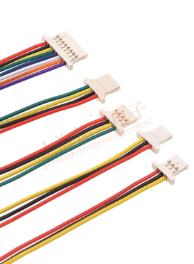 MX1.25mm超薄端子线 2pin/3/4/5/6/7-8P单/双头28awg电子连接线