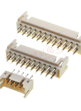 PHD2.0mm间距接插件双排直弯针插座 2x2p3p4p5p6p8p-10P连接器