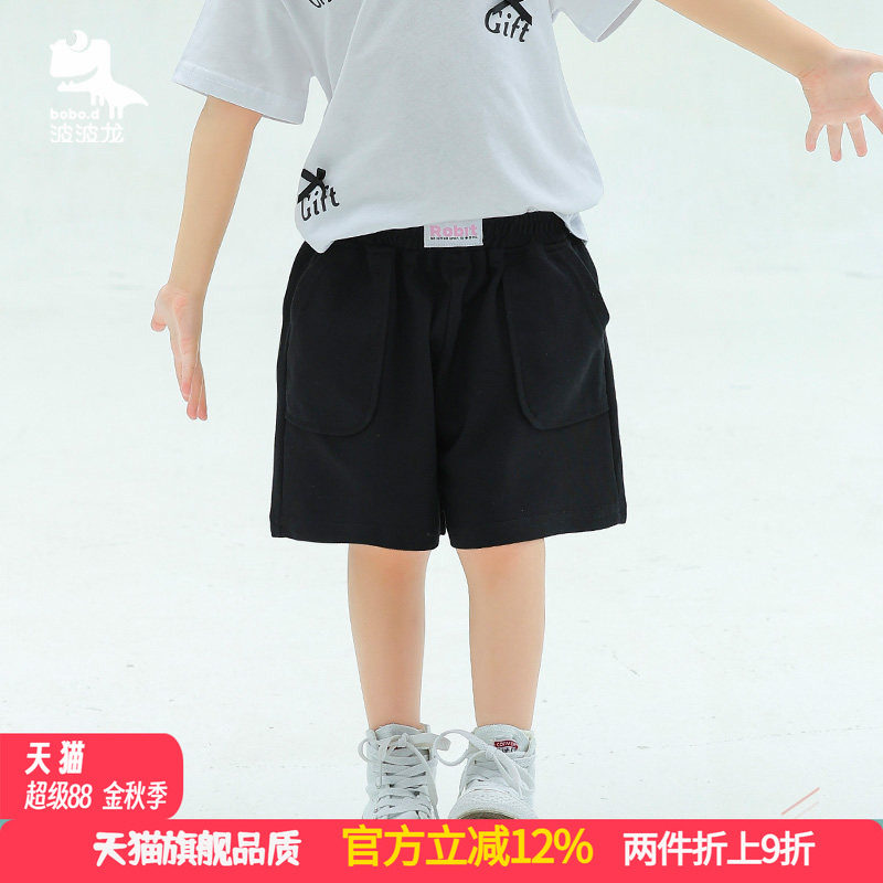 波波龙童装女童夏季短裤儿童休闲裤子2422488937图片