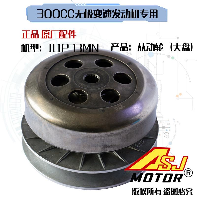 沙滩车金浪300cc水冷从动轮