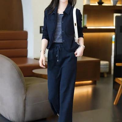 气质气质套装裙女春秋装新款百搭百搭假两件上衣洋气半身裙两件套