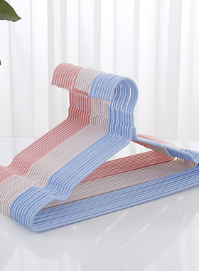 家用衣架50个学生宿舍衣撑子铁质晾衣服架晒衣挂落地卧室儿童挂钩