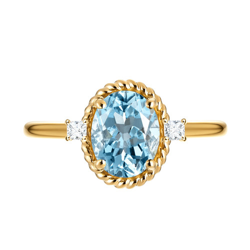 hivengi/海梵纪天然海蓝18K黄金